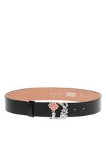 Black Embellished Casual Belt 1