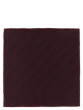 Maroon Chevron Pocket Square 1