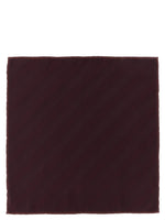 Maroon Chevron Pocket Square 1