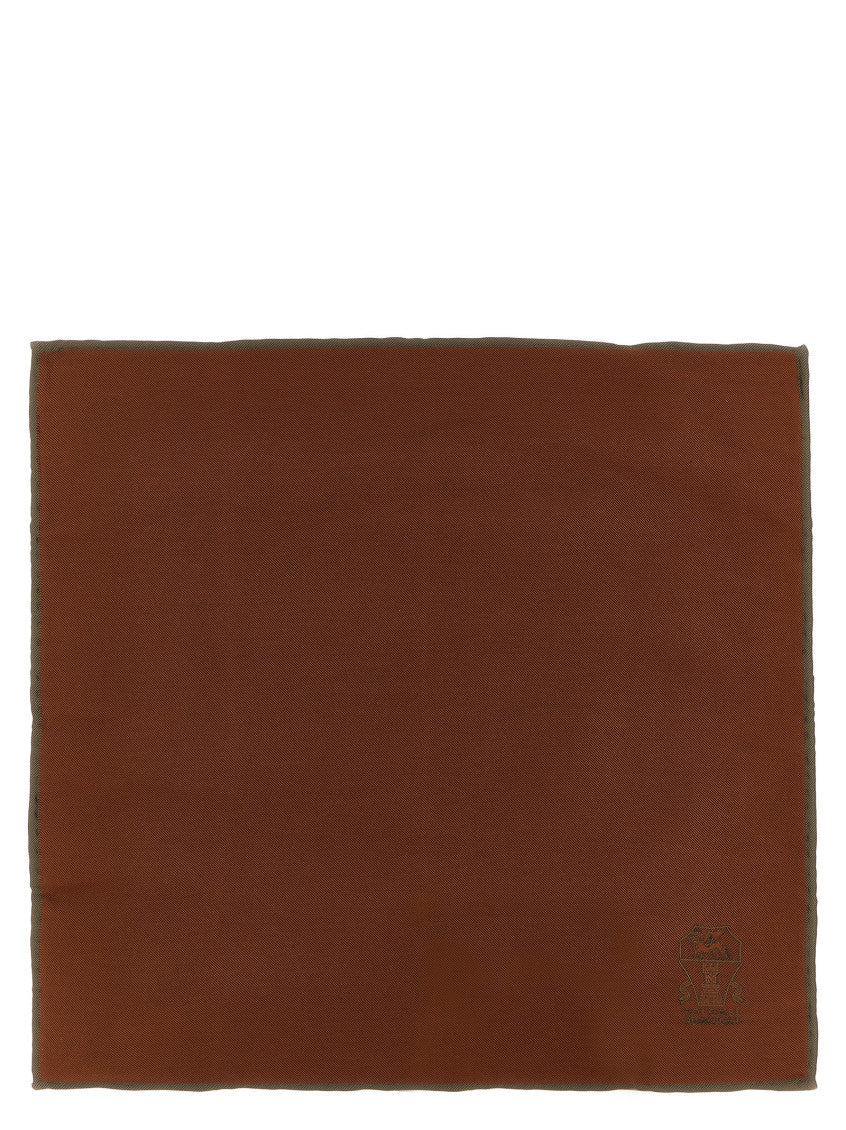 Brown Double-face Pocket Square 1