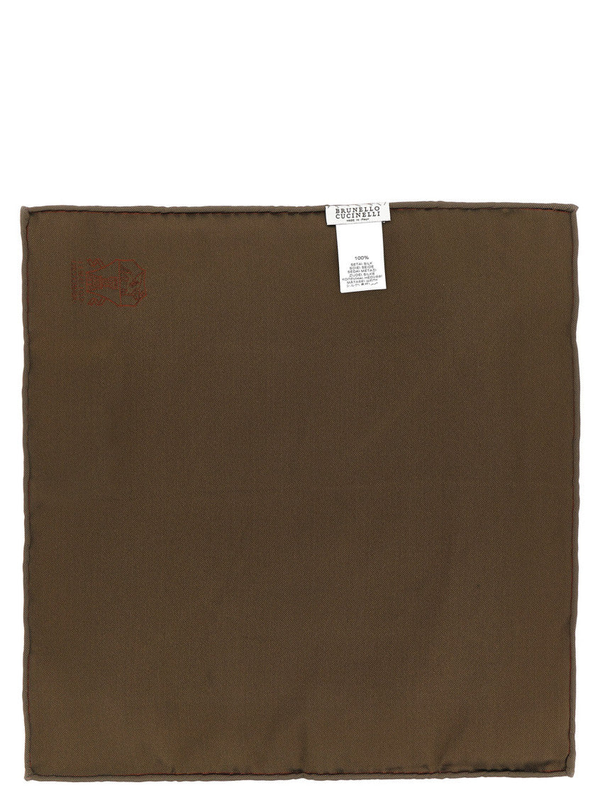 Brown Double-face Pocket Square 2