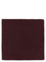 Maroon Double-face Pocket Square 1