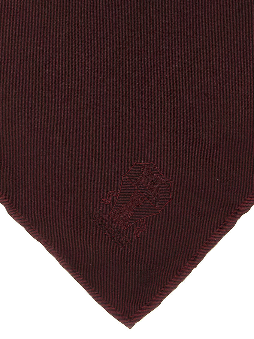 Maroon Double-face Pocket Square 3