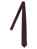 Maroon Chevron Printed Tie 1