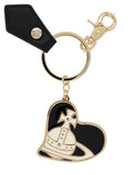 Black Orb Heart Solid Key Holder 1