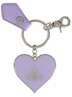 Purple Mirror Heart Key Holder 1