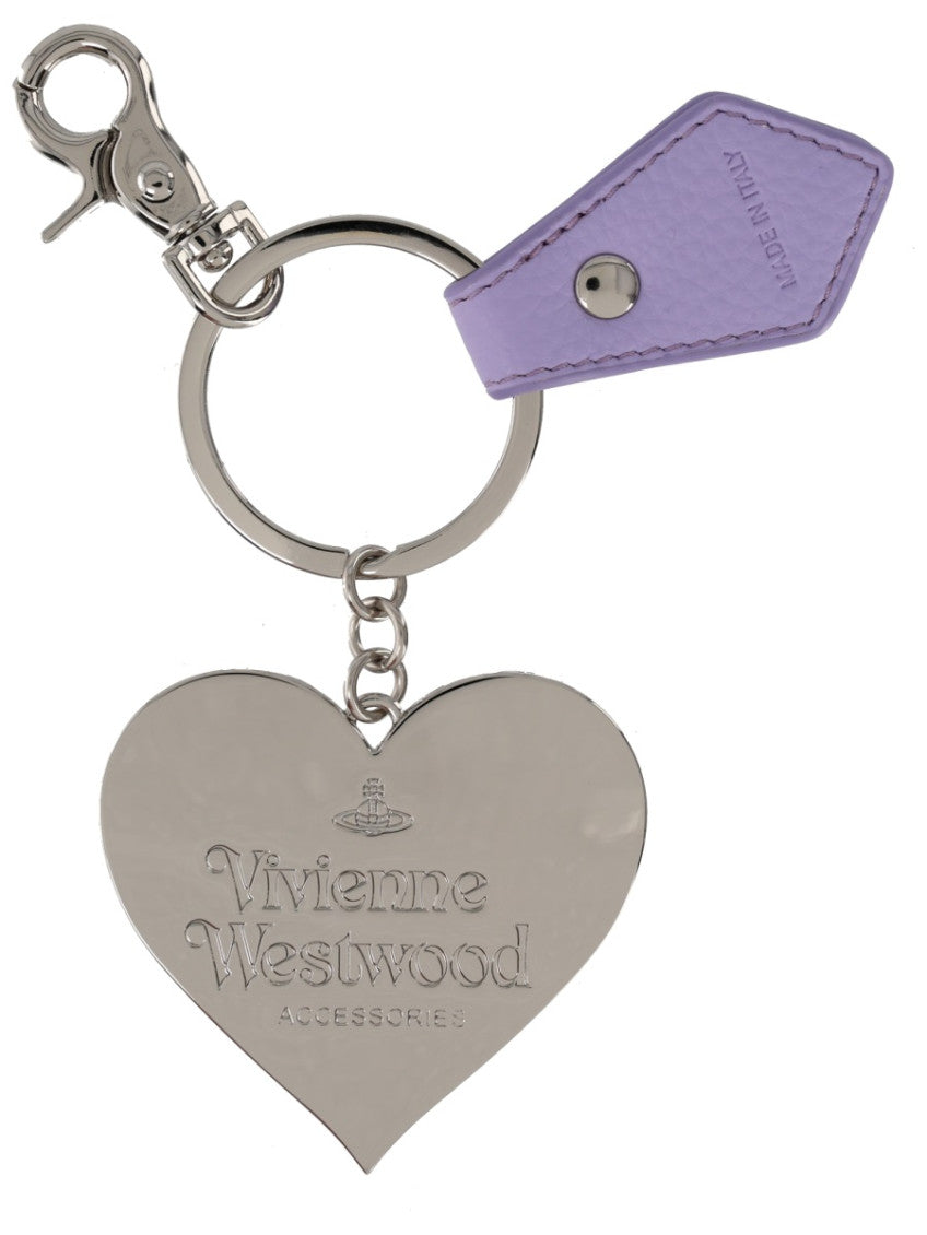 Purple Mirror Heart Key Holder 2