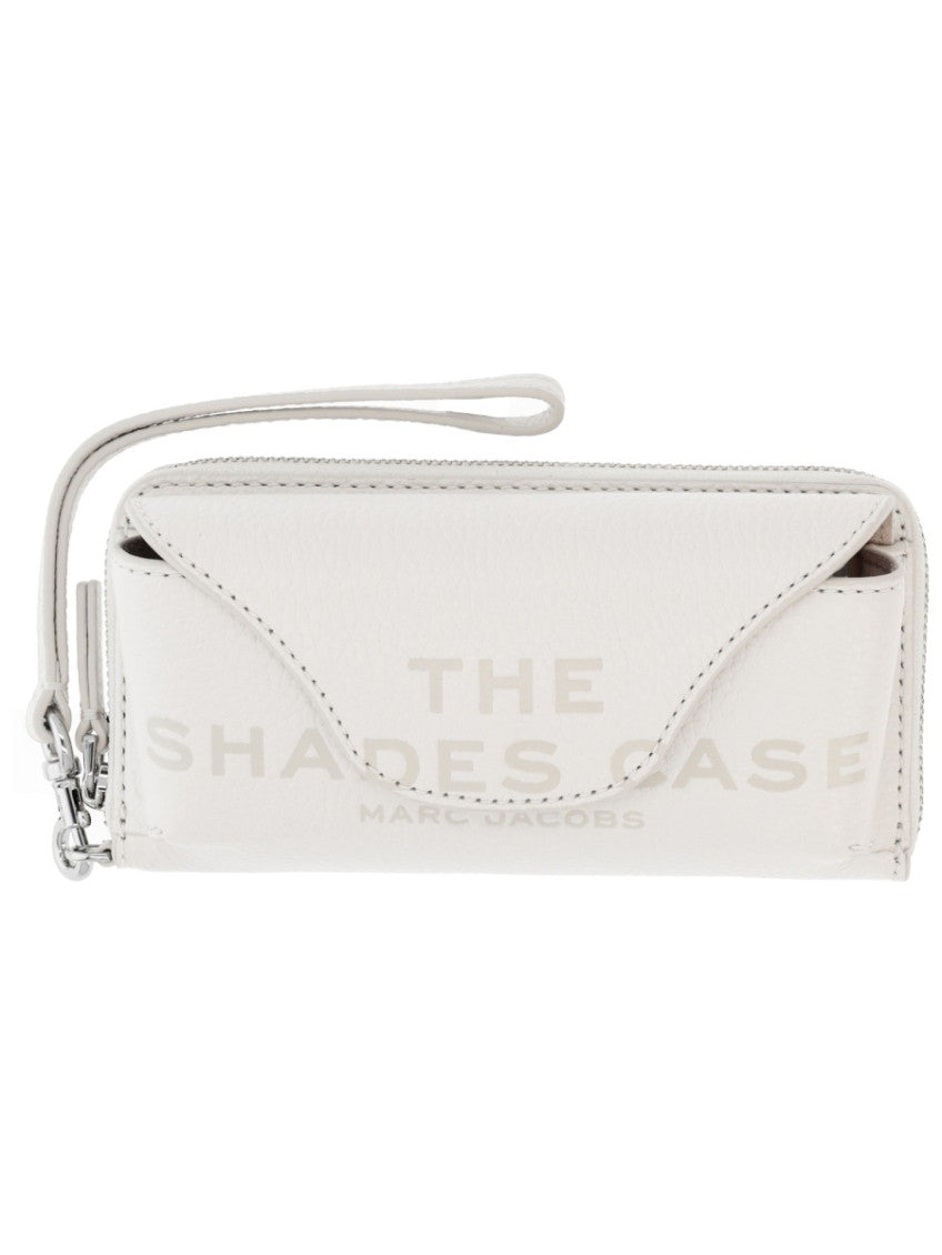 White Shades Case Logo Wristlet 1