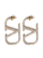 Golden VLogo Signature Earrings 1