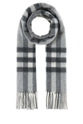 Grey Check Scarf 1
