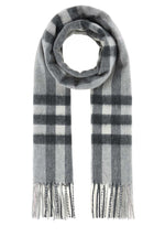 Grey Check Scarf 1