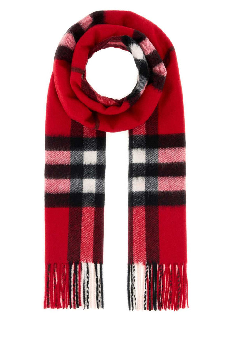 Red Check Scarf 1