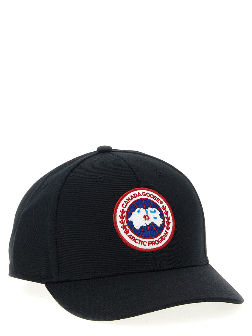 Black Embroidered Logo Baseball Hat 2