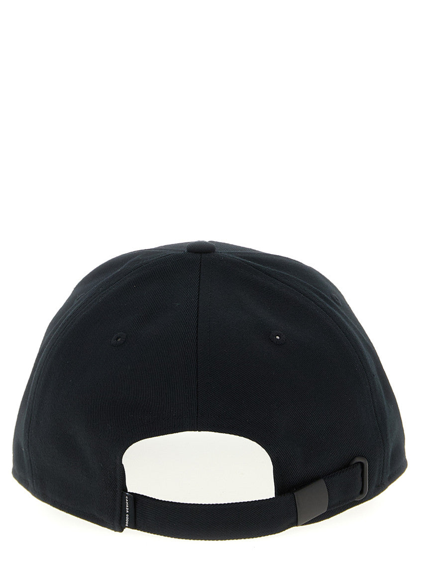 Black Embroidered Logo Baseball Hat 3