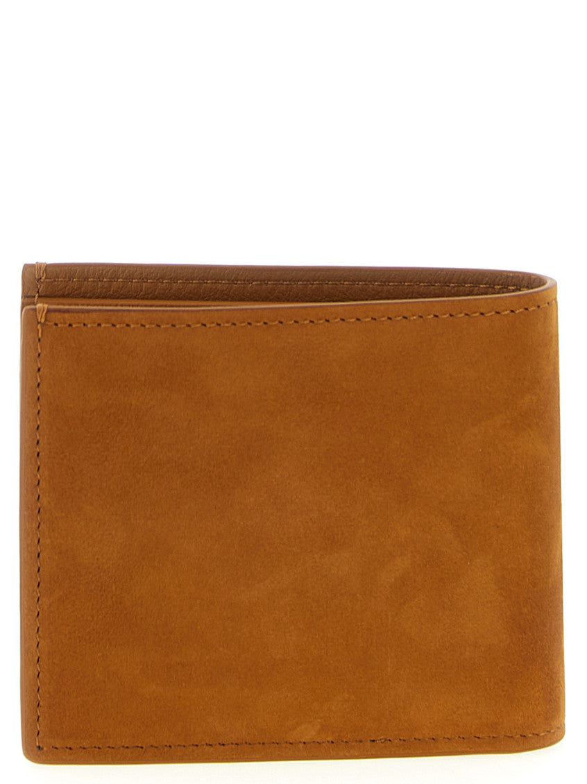Brown Logo Solid Wallet 2