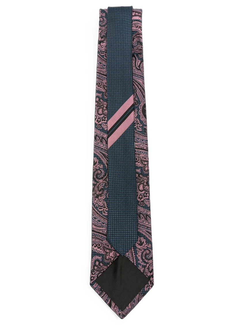 Multicolor Paisley Pattern Tie 2