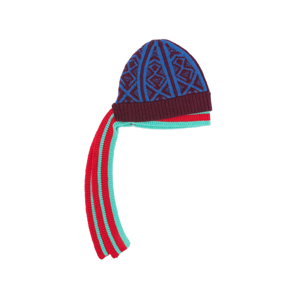 Multicolor Knitted Beanie Cap 2