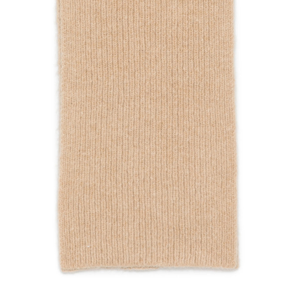 Beige Knitted Scarf 3
