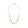 Golden Beige Shell Necklace 1