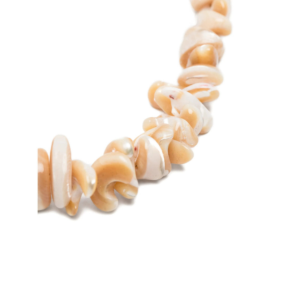 Golden Beige Shell Necklace 2