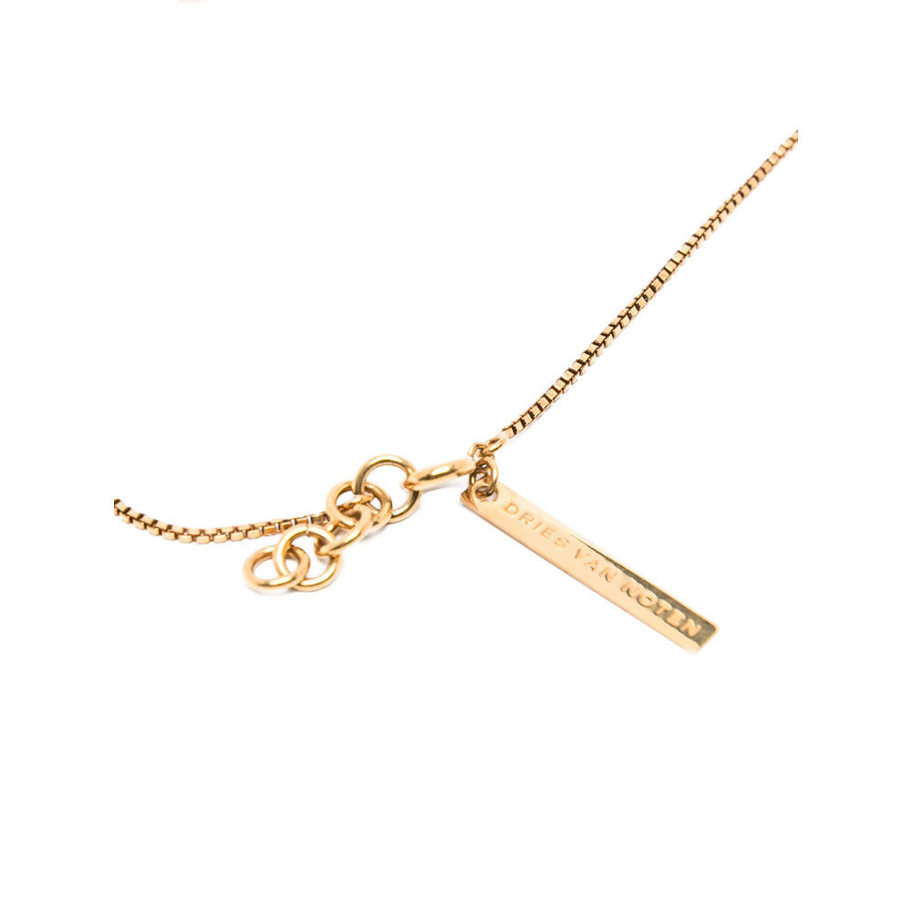 Golden Beige Shell Necklace 3