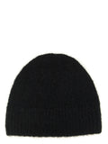 Black Moss Knitted Beanie Cap 1
