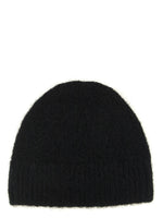 Black Moss Knitted Beanie Cap 1