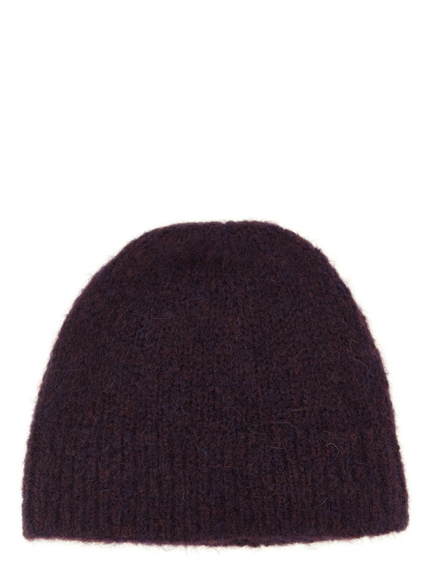 Purple Moss Knitted Beanie Cap 1