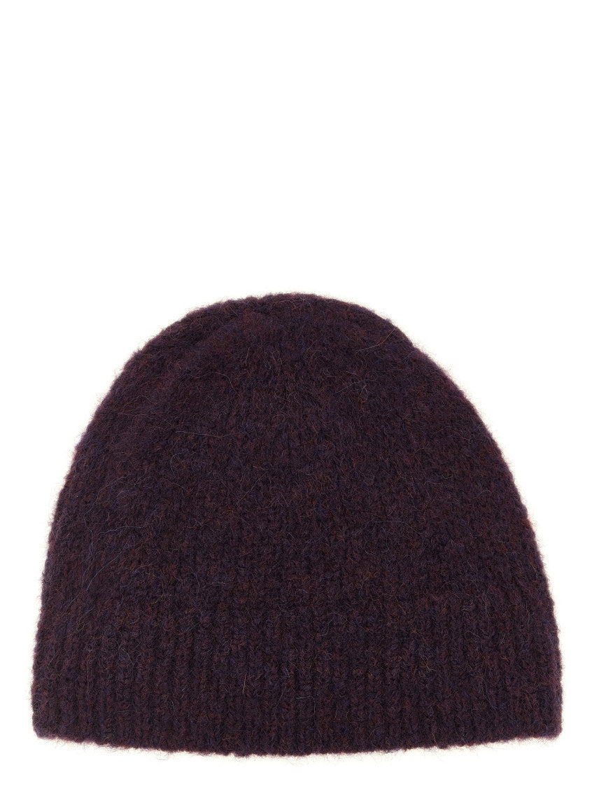Purple Moss Knitted Beanie Cap 2