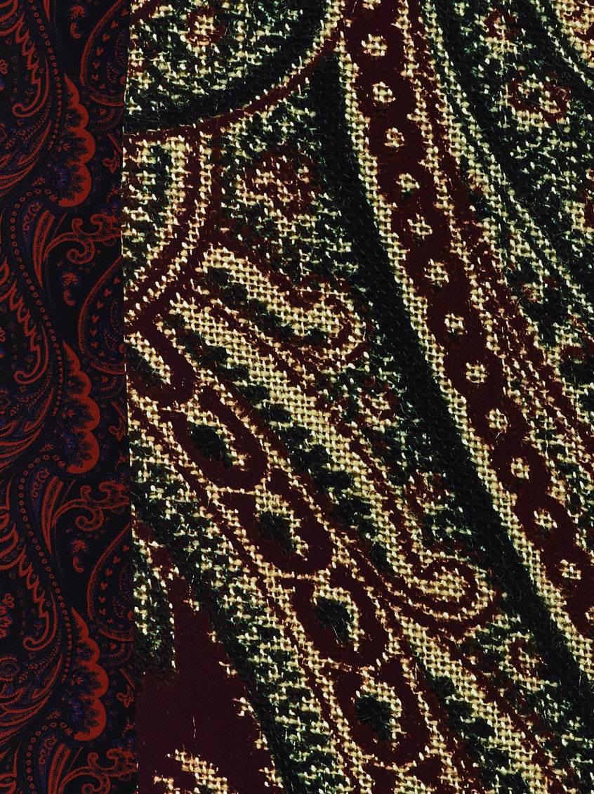 Multicolor Flora Paisley Scarf 3