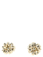 Gold Flower Stud Earrings 1