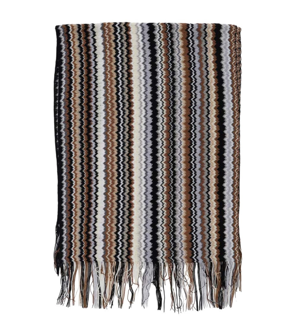 Multicolor Signature Chevron Scarf 1