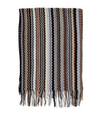 Multicolor Signature Chevron Scarf 1