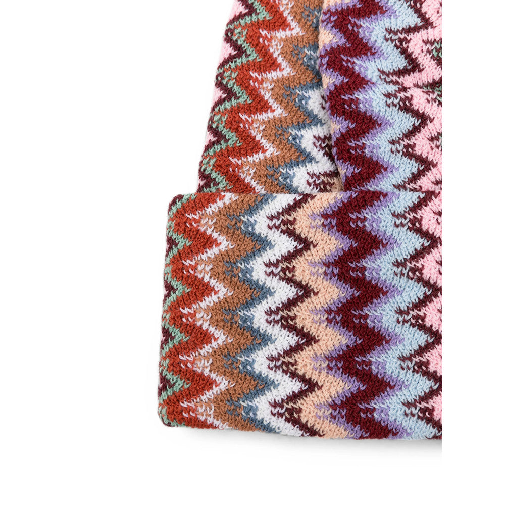 Multicolor Chevron Beanie Cap 2