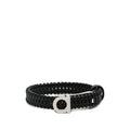 Black Gancini Braided Bracelet 1