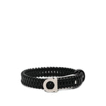 Black Gancini Braided Bracelet 1