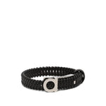 Dark Brown Gancini Braided Bracelet 1