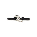 Black Gancini Braided Bracelet 1