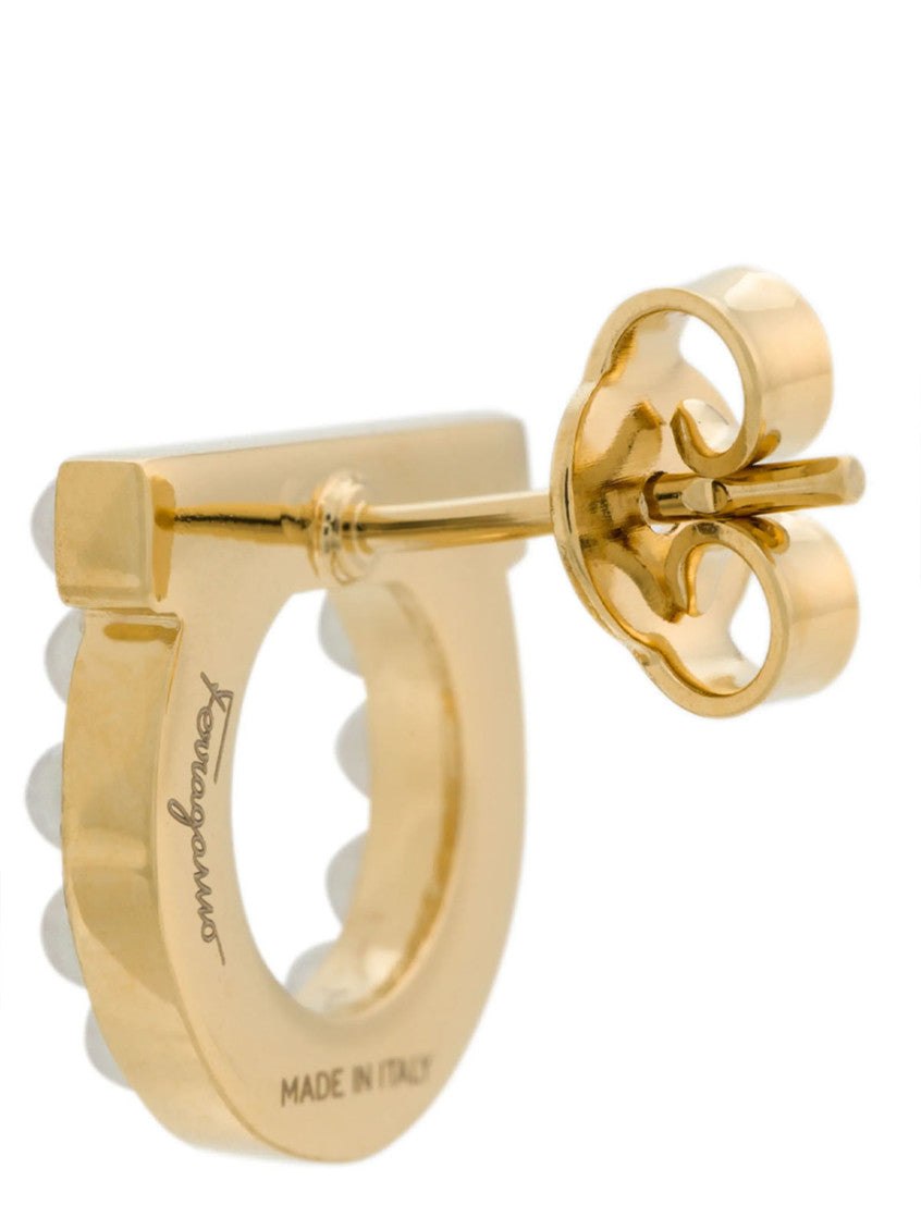 Golden Gancini Stud Earrings 3