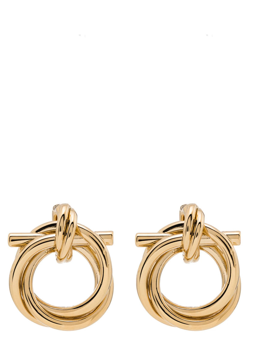 Golden Gancini Stud Earrings 1
