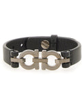 Black Double Gancini Bracelet 1