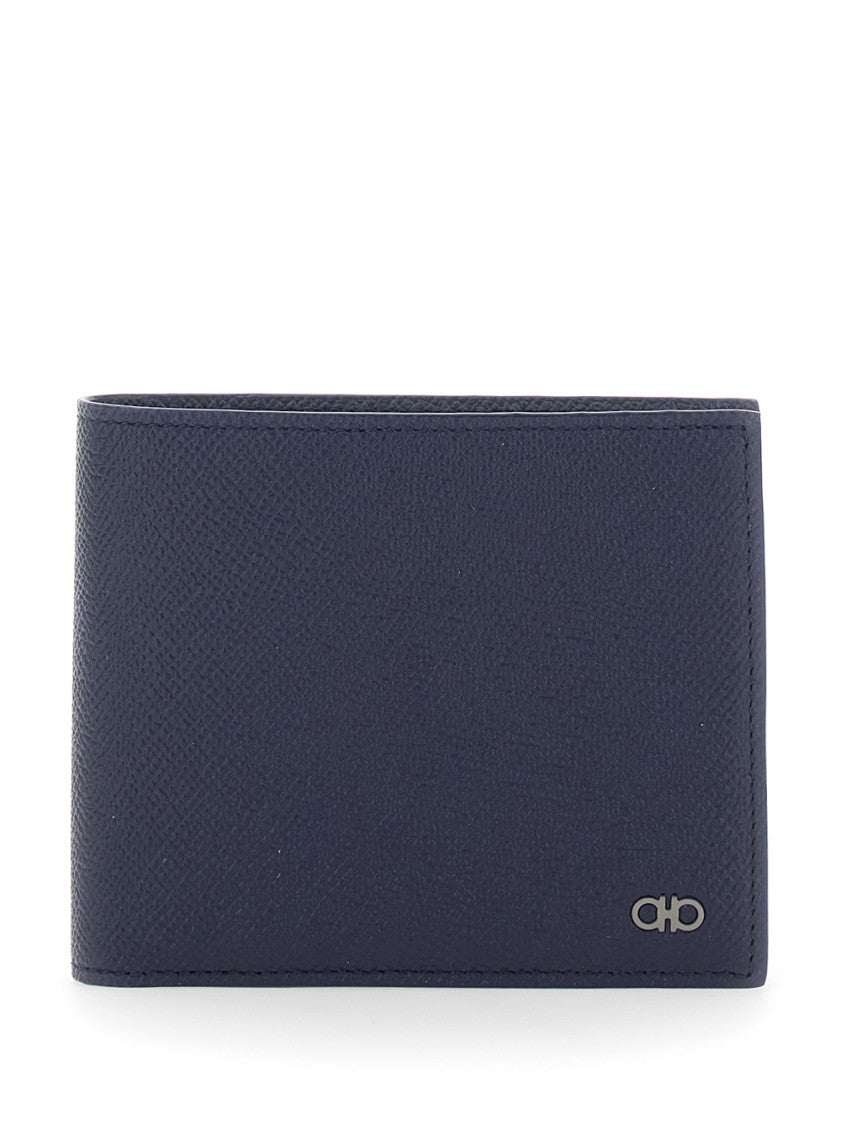 Blue Gancini Logo Wallet 1