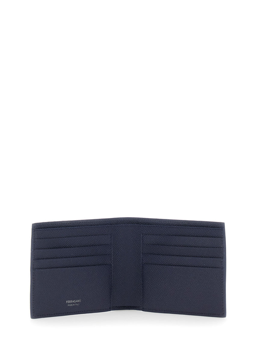 Blue Gancini Logo Wallet 3