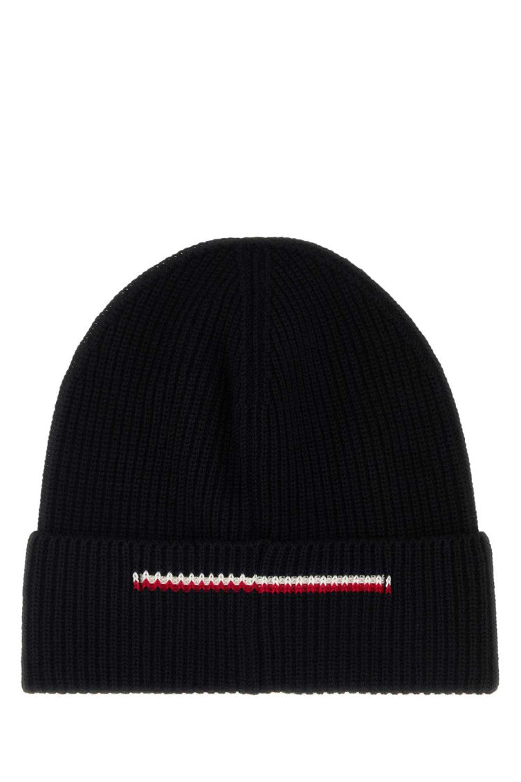 Black Logo Beanie Cap 2