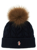 Blue Knitted Beanie Cap 1