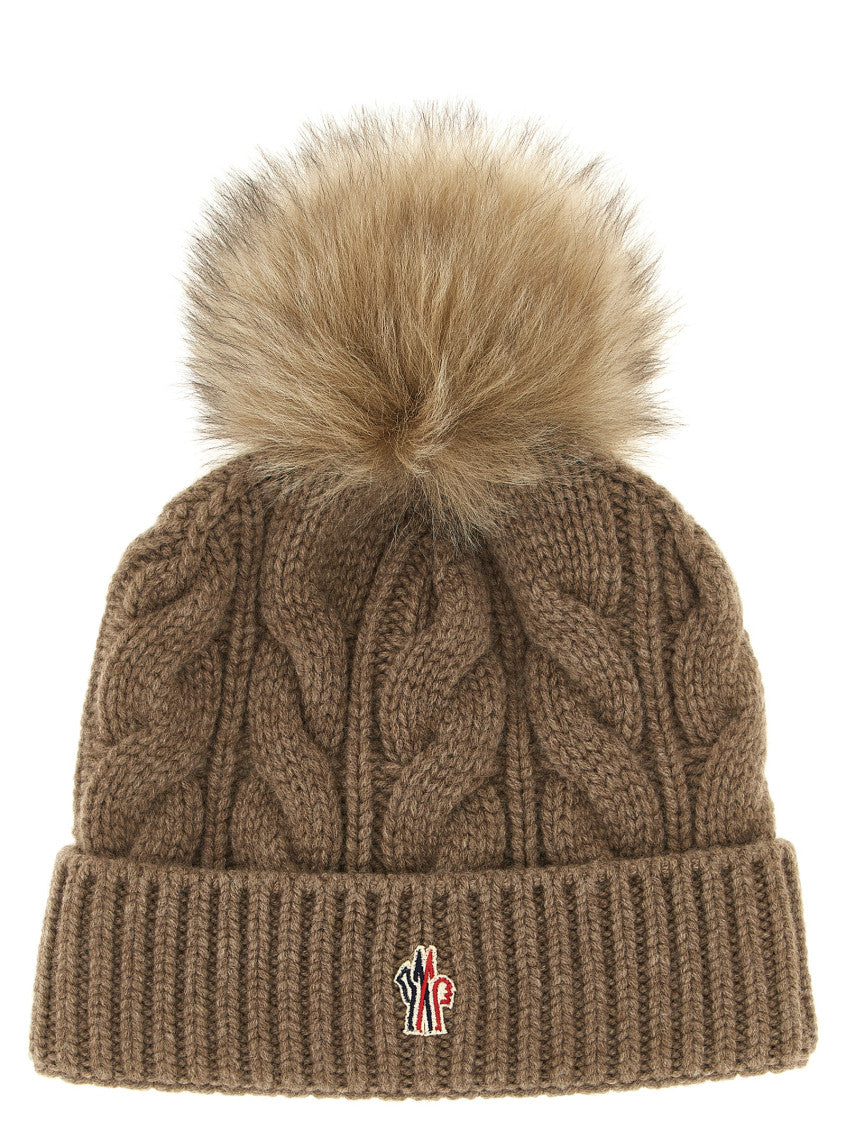 Brown Knitted Beanie Cap 1