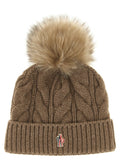 Brown Knitted Beanie Cap 1