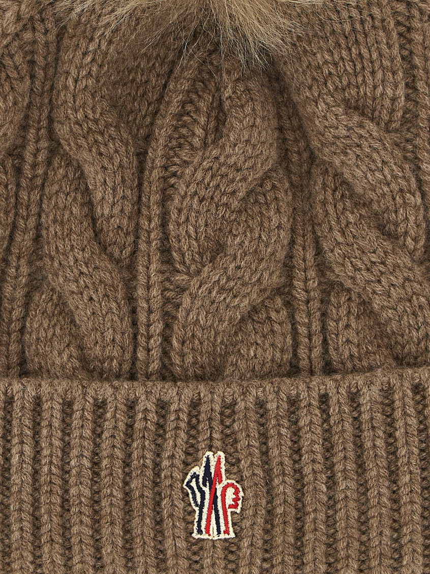 Brown Knitted Beanie Cap 3