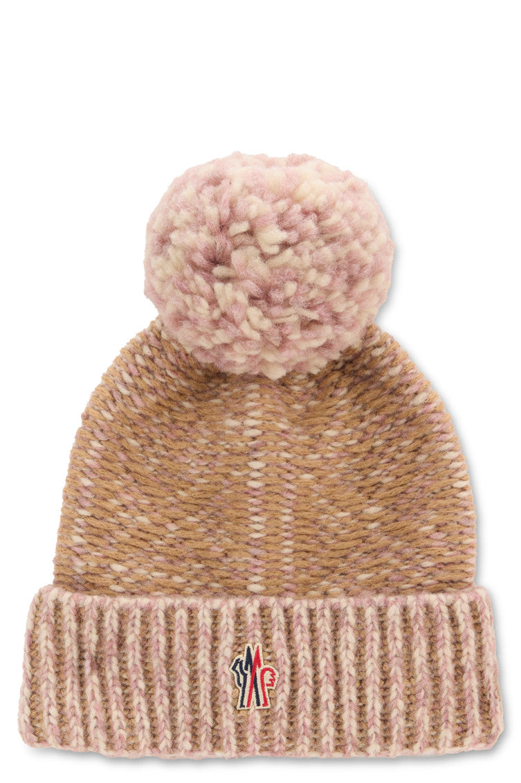 Pink Logo Beanie Cap 1