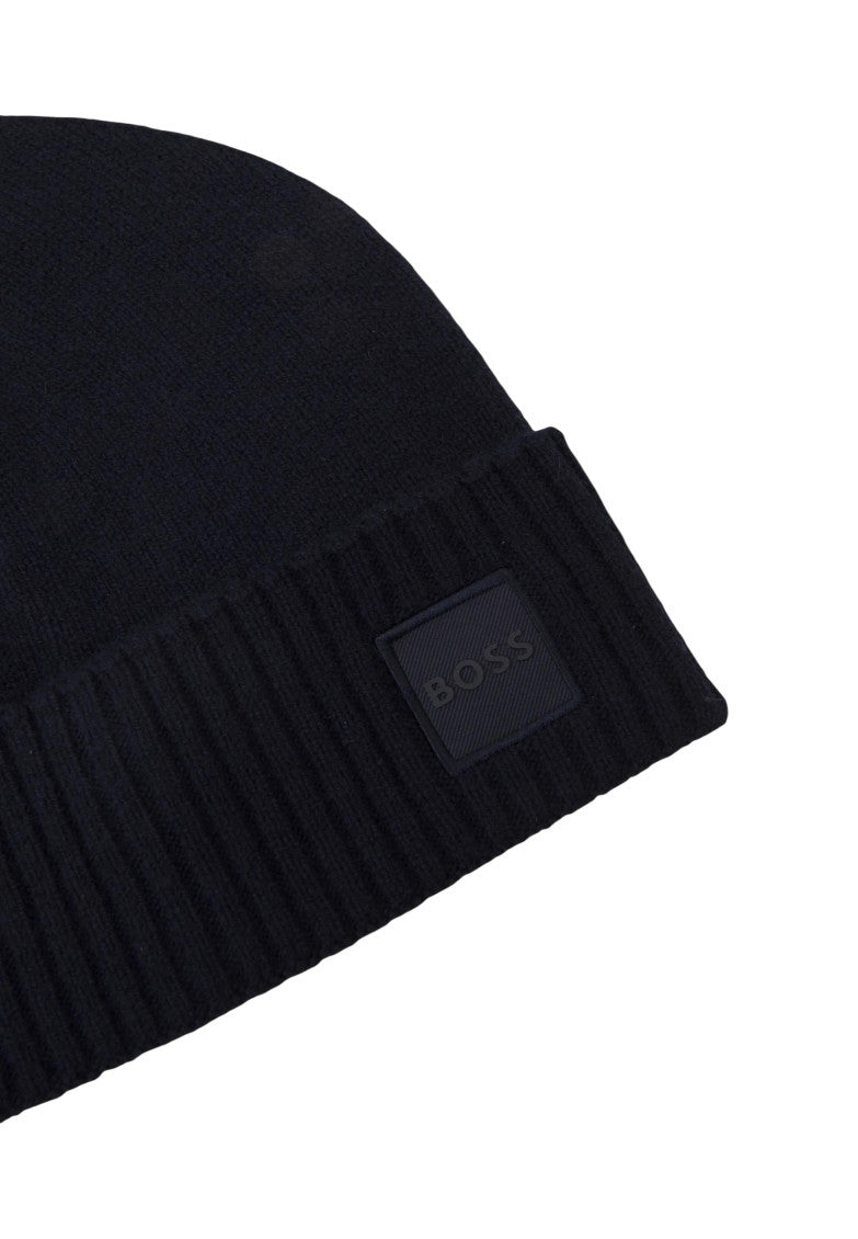 Dark Blue Logo Beanie Cap 3